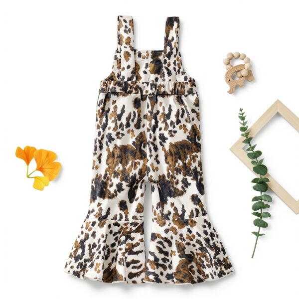 Baby Girl Western Cowgirl Overalls Soft Polyester Adjustable-2