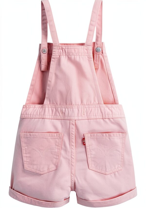 Levis Baby Girls Denim Overalls Adjustable Suspenders-1