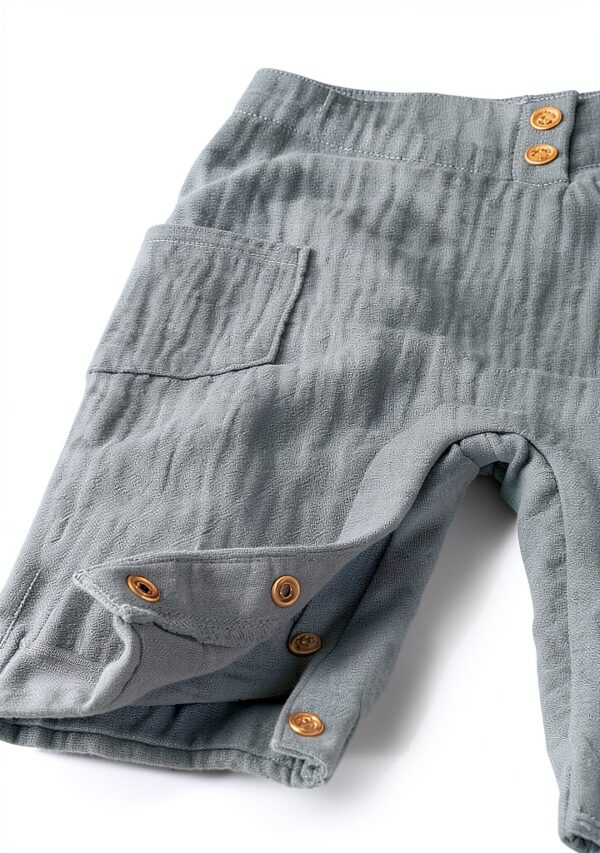 Organic Baby Overalls Little Planet Adjustable Straps-2