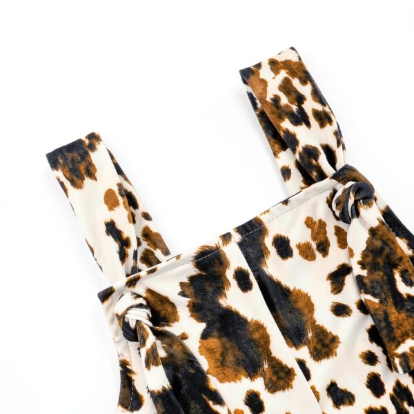 Baby Girl Western Cowgirl Overalls Soft Polyester Adjustable-3