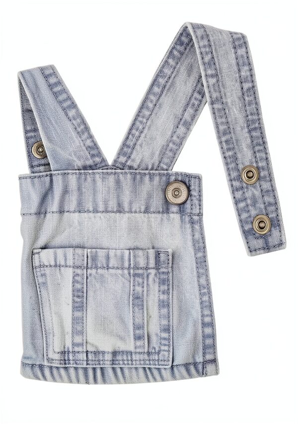 Girls Denim Overalls Cotton Adjustable Snaps The Childrens-1