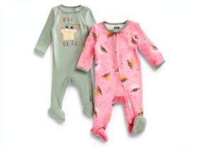Star Wars Baby Coverall Pink Green Long Sleeve Sleep Play-0