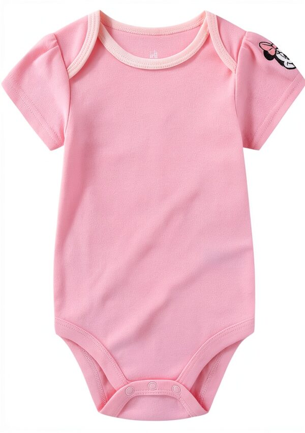 Minnie Mouse Baby Overalls Pink Shortall Set Disney Licensed-2