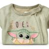 Star Wars Baby Coverall Pink Green Long Sleeve Sleep Play-5