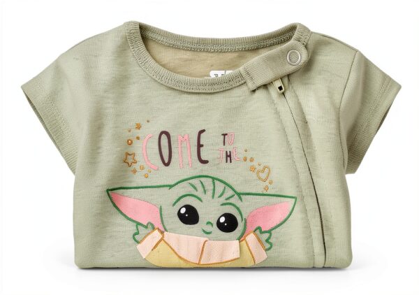 Star Wars Baby Coverall Pink Green Long Sleeve Sleep Play-5
