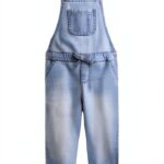 Girls Denim Overalls Cotton Adjustable Snaps The Childrens-0