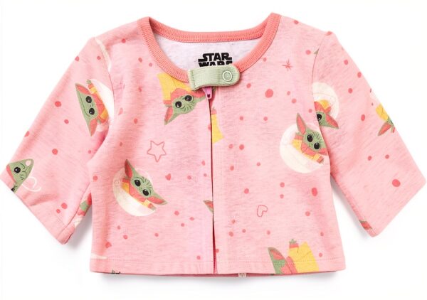 Star Wars Baby Coverall Pink Green Long Sleeve Sleep Play-6