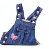 Baby Girls Denim Overalls Soft Cotton Butterfly Design-2