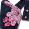 Baby Girls Knitted Jean Overalls Soft Bunny Embroidered-2