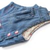 Baby Girls Denim Overalls Soft Cotton Butterfly Design-4