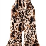 Baby Girl Western Cowgirl Overalls Soft Polyester Adjustable-0