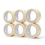 Amazon Packaging Tape Clear BOPP 6 Rolls Shipping Storage-0